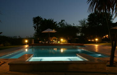 Pool by night